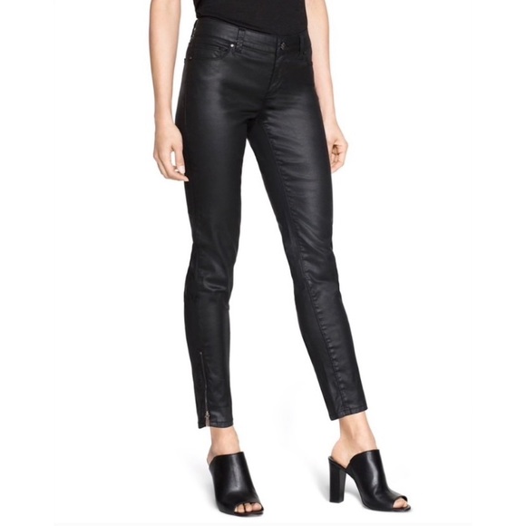 White House Black Market Pants - White House Black Market Coated Skimmer Pants 6